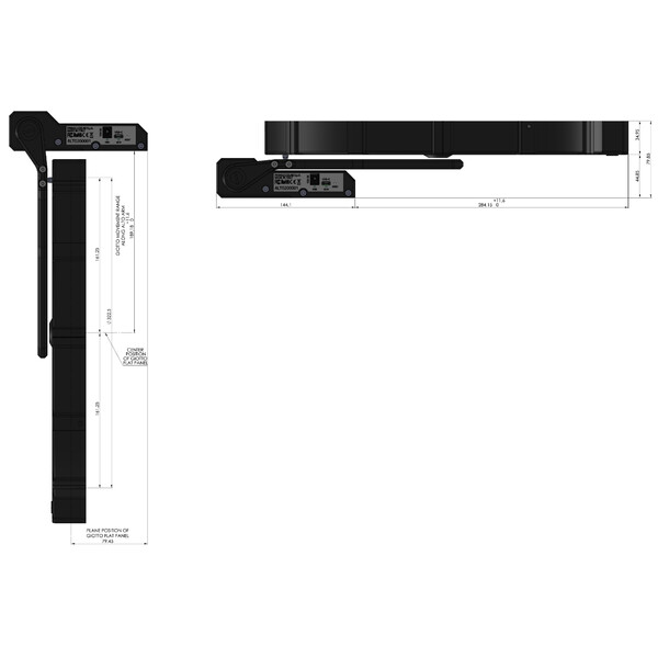 PrimaLuceLab Flatfield-mask GIOTTO 320 med ALTO teleskopiskt skydd