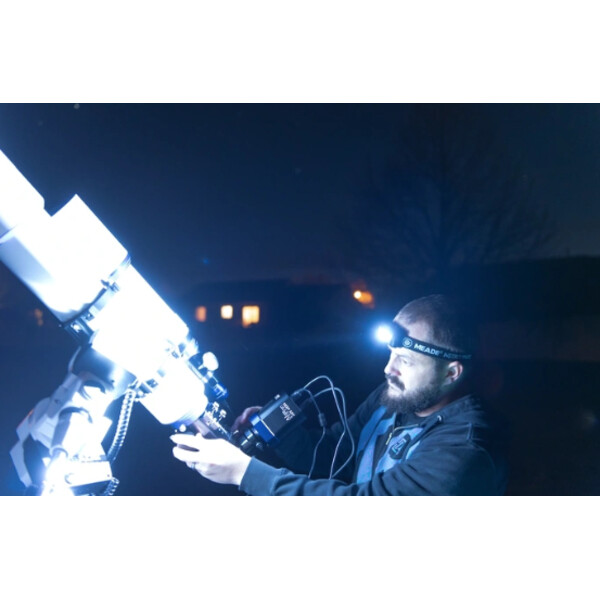Meade Pannlampa med LED-lampor (röd/vit)