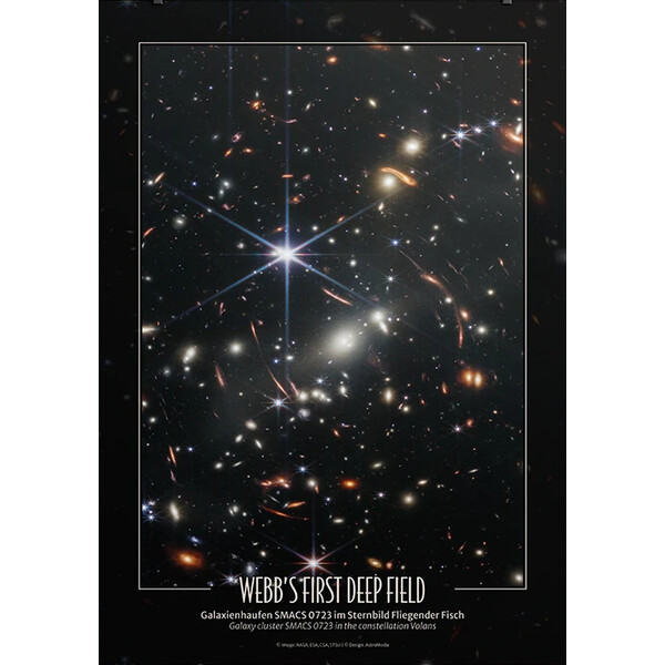 AstroMedia Poster Webbs första djupa fält