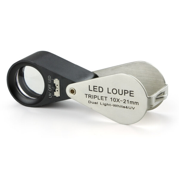 Euromex Lupp PB.5034-LUV, 10x akromatisk, LED, UV
