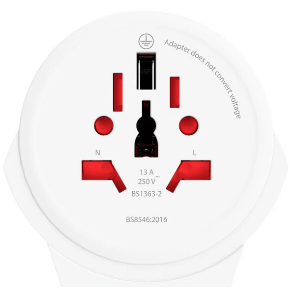 Skross Strömförsörjningsenhet Reseadapter Världen till Europa USB 1.0