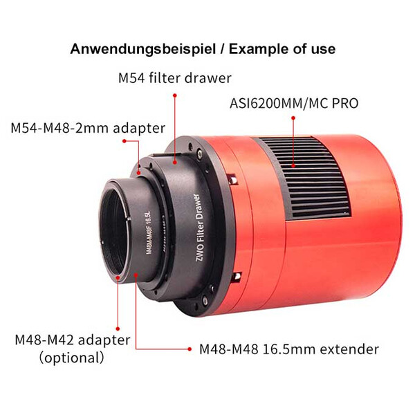 ZWO filterlåda M54 (ny version 2023)