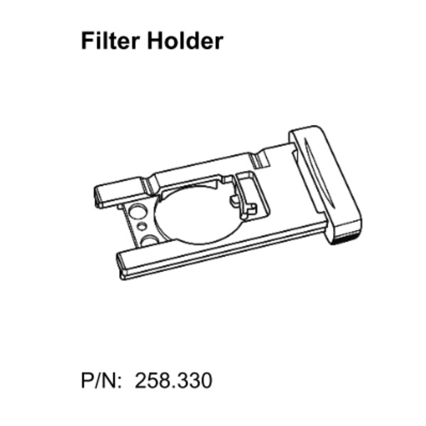 SCHOTT Tom filterhållare för KL, för insatsfilter Ø = 28mm