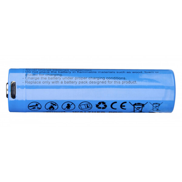 Walther 2600 mAh Li-Ion-batteri med Micro-USB-laddningsuttag