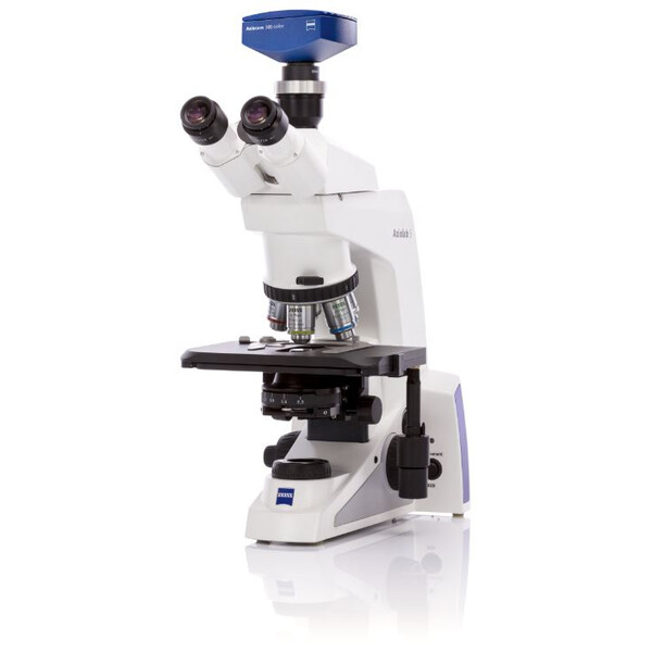 ZEISS Mikroskop , Axiolab 5, trino, oändlighet, plan, 10x, 40x, 50x, 100x, 10x/22, Dl, LED, 10W, inkl. kameraadapter, Mikrobiologi