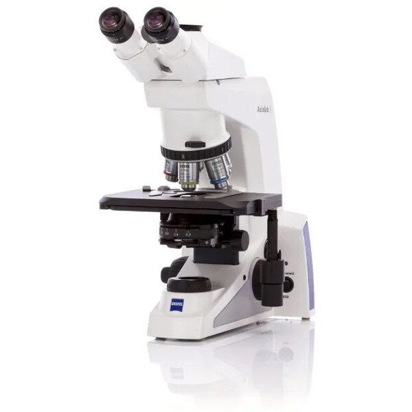 ZEISS Mikroskop , Axiolab 5, infallande ljus, bino, oändlighet, plan, 5x, 10x, 20x, 50x, 10x/22, Al, LED, 10W