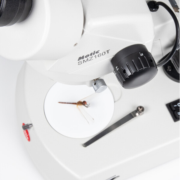 Motic Zoom-stereomikroskop Stereo Zoom Mikroskop SMZ-160, LED, 0,75x-4,5x