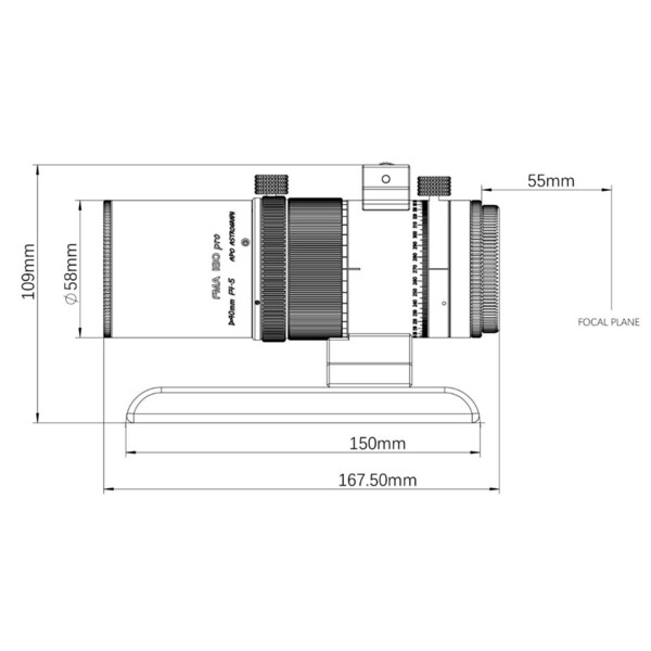 Askar apokromatisk refraktor AP 40/180 FMA180PRO OTA