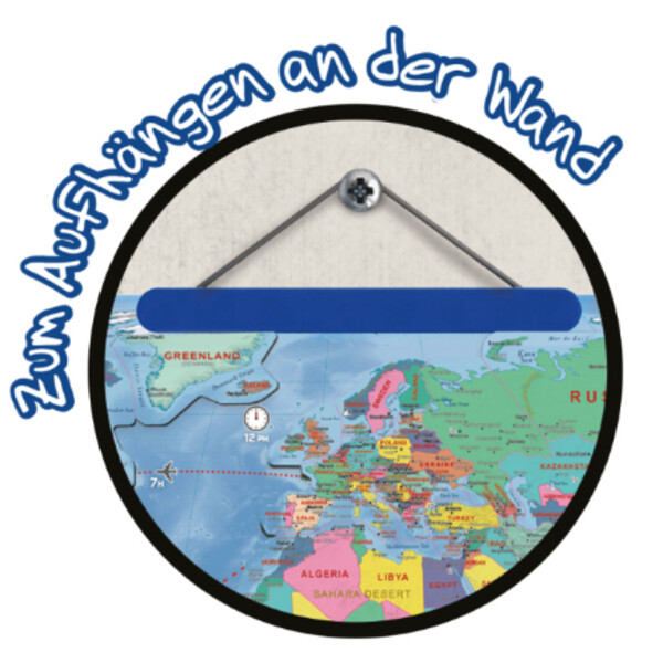 Buki Barnkarta Magnetische Weltkarte (70x38cm)