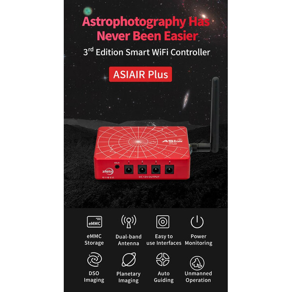 ZWO ASIAIR PLUS (256 GB) Astrofotografisk dator