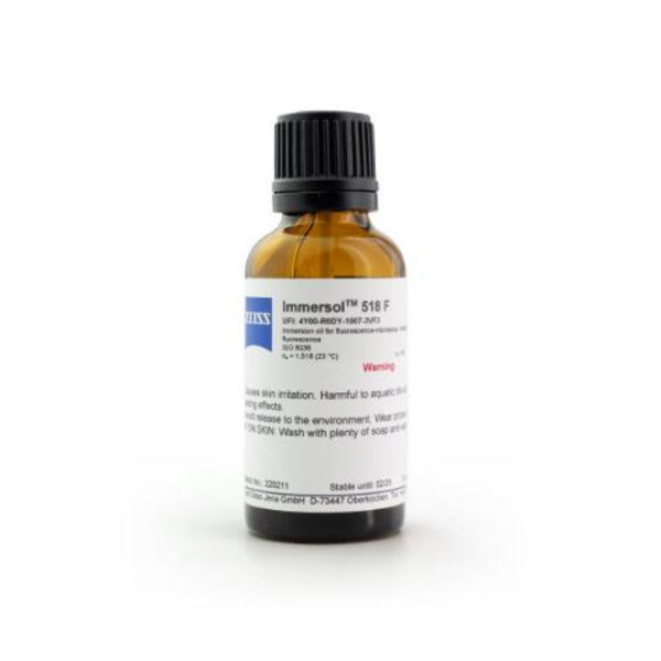 ZEISS Immersionsolja Immersol 518 F fluorescensfri, smörjmedel 20 ml