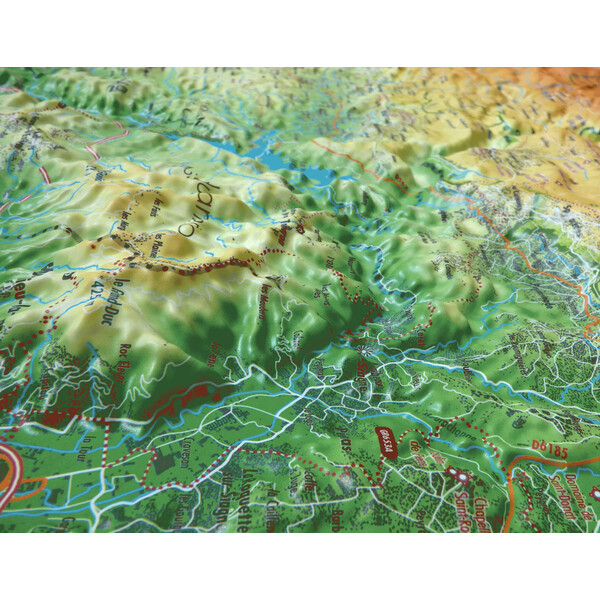 3Dmap Regionkarta Massif de l'Estérel et du Pays de Fayence