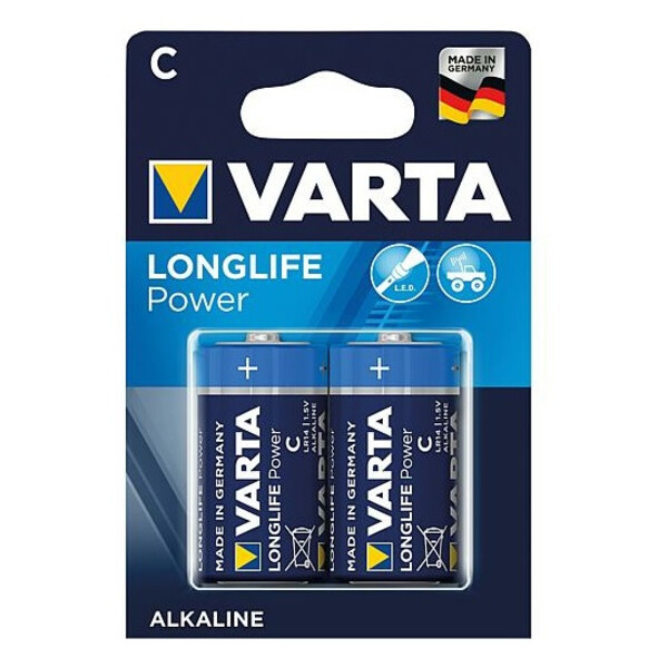 Varta Longlife Power Batterier C "Baby"