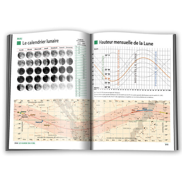 Amds édition  Årsbok Le Guide du Ciel 2023-2024