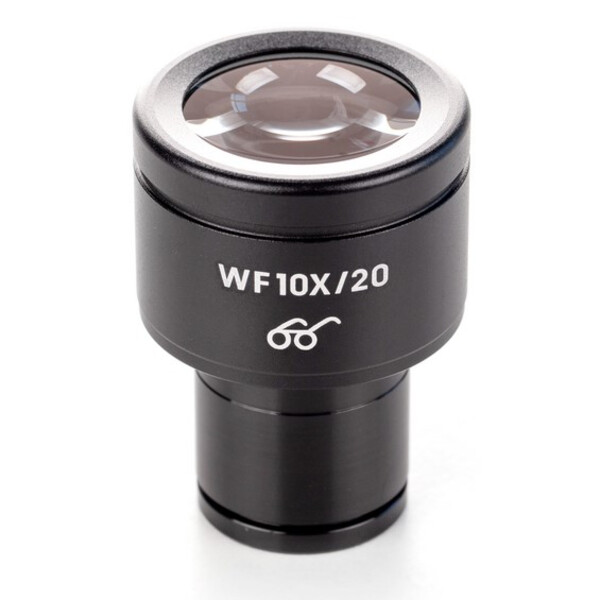 Kern Okular Ø 23,2 mm, OBB-A1618, HWF 10x/Ø20mm, med skala 0,1mm, High-Eye-Point, Anti-Fungus