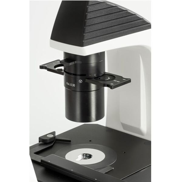 Kern Invert mikroskop OCM 166, FL, PH, trino, invers, N.A.0,3 kondensor fast, 10x-40x, 30W LED, Al, 100W HBO, Dl