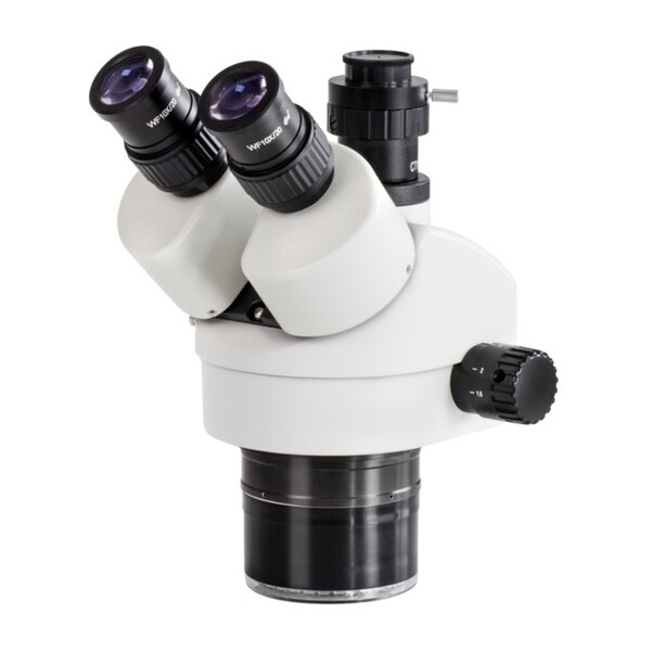 Kern Stereohuvud Zoom-mikroskophuvud, OZL 469, trino, 0,7x-4,5x, Al, 3W LED