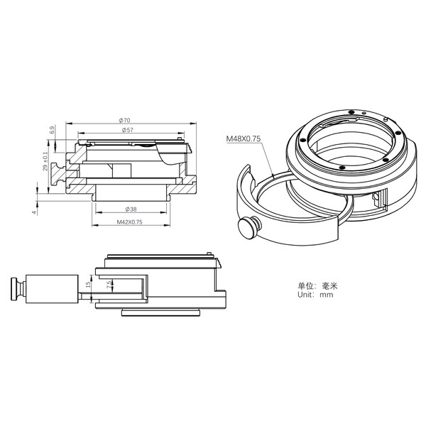 ZWO Filter Drawer suitable for Nikon lens