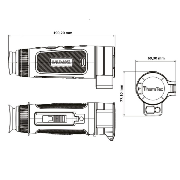 ThermTec Värmekamera Wild 635L Laser Rangefinder