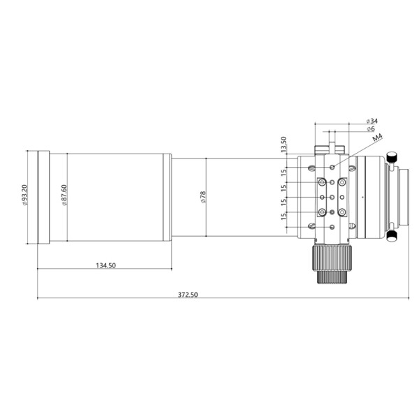 Askar Apokromatisk refraktor AP 71/490 Flat-Field 71F OTA