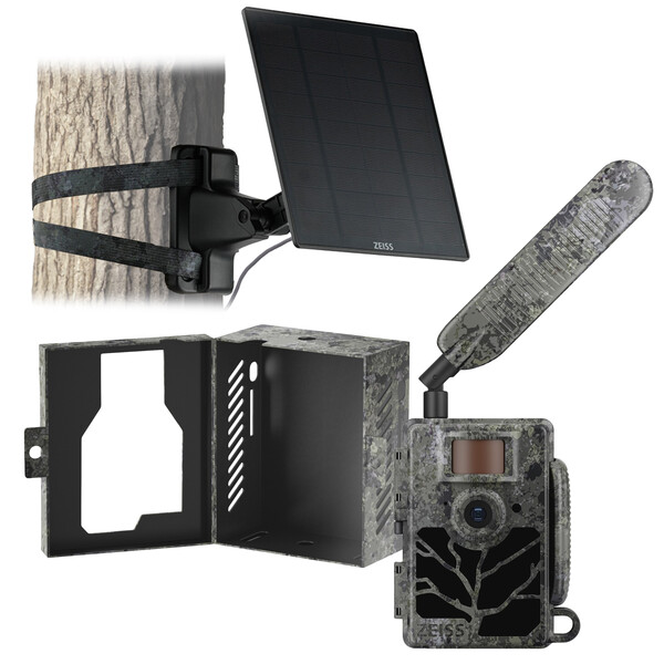 ZEISS Viltkamera Set Secacam 5 & metallhölje & solpanel