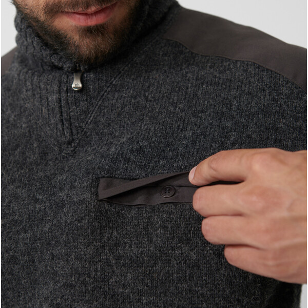 Fjällräven Koster Sweater M, 030 Mörkgrå, XXL