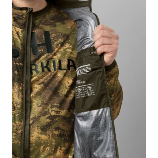 Härkila uppvärmd väst Camo, AXIS MSP®Forest green , storlek S