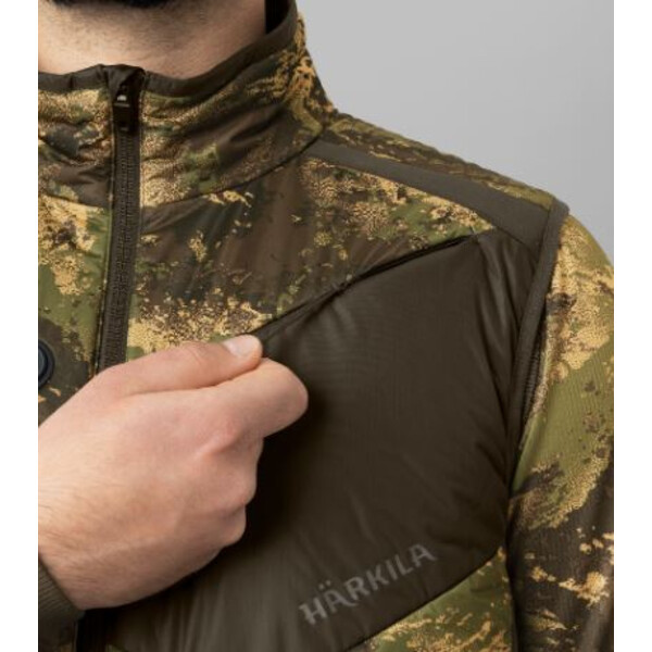 Härkila uppvärmd väst Camo, AXIS MSP®Forest green , storlek S