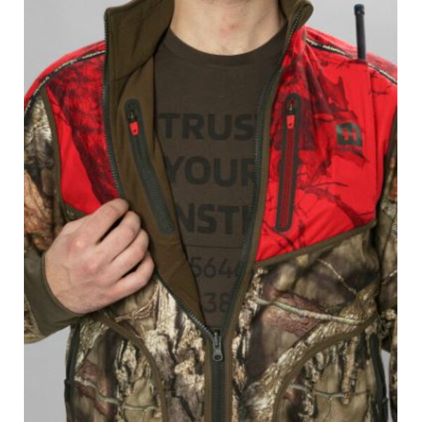 Härkila Kamko camo vändbar WSP-jacka Hunting green/MossyOak®Break-up Country®, L