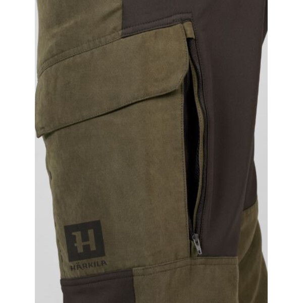 Härkila Scandinavian-byxor, Willow green/Djupbrun, storlek 50