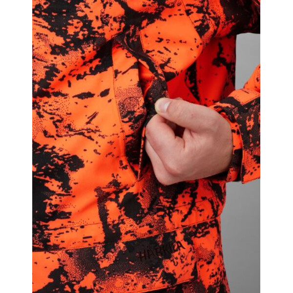 Härkila Wildboar Pro HWS Isolerad jacka, AXIS PRO® Orange Blaze, storlek 48