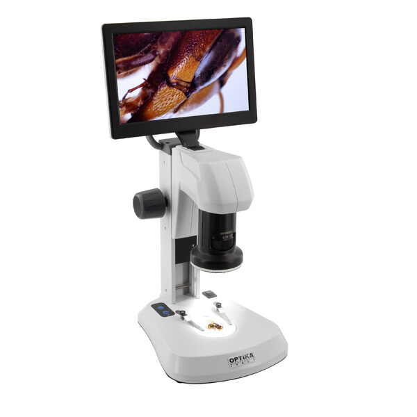 Optika , Mikroskop, SFX-85V, Digital Zoom, 9" monitor, 8x-54x, LED, infallande och Transmitterat ljus