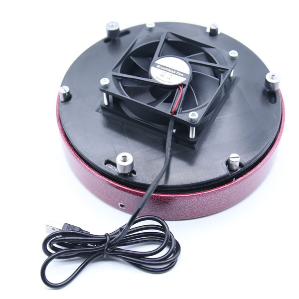 Astroprints Spegelskydd för GSO och TS Optics ONTC Newton 6" primärspegelmontering inkl. 5V USB Fläkt
