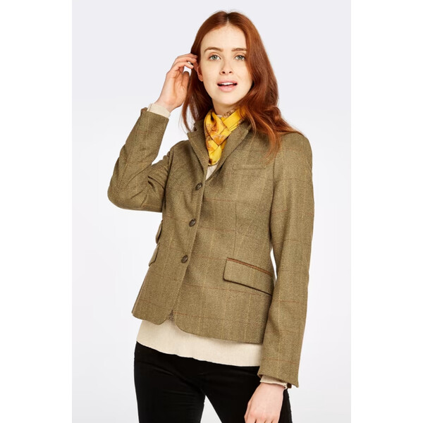 Dubarry of Ireland Buttercup Elm tweedkavaj storlek 40
