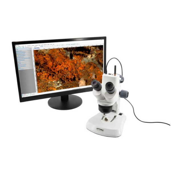 Optika Mikroskop , SFX DigitalDigital WI-FI ,10x 20x 40x, LED, infallande och Transmitterat ljus
