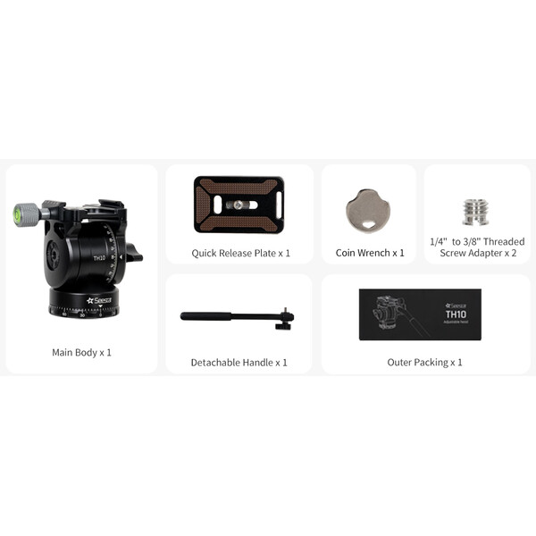 ZWO Lutningsbart videohuvud TH10 Seestar Smart Telescope