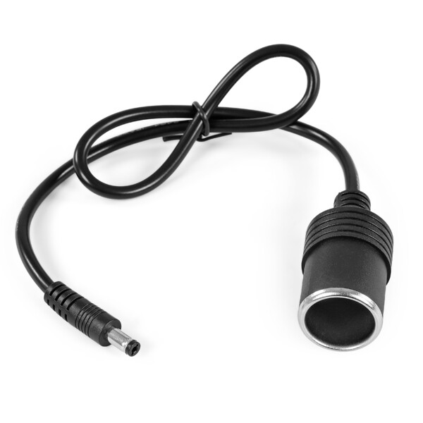 Omegon Kabel Connos DC 5,5–2,1 mm – cigarettändaruttag