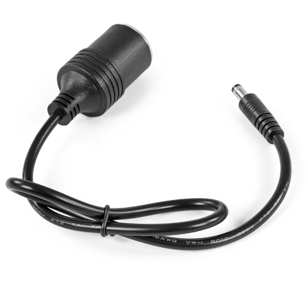 Omegon Kabel Connos DC 5,5–2,1 mm – cigarettändaruttag