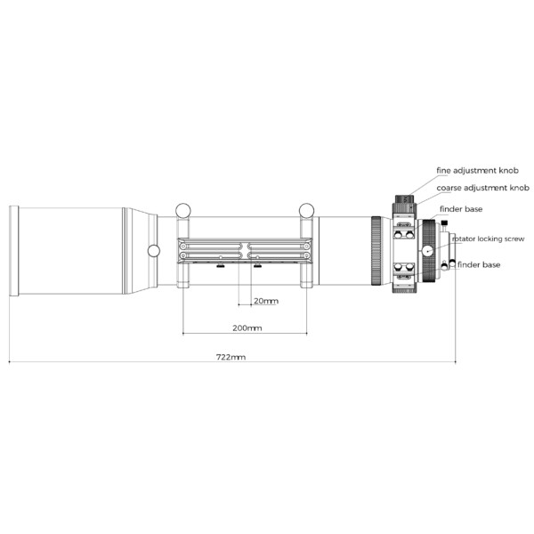 Askar Apokromatisk refraktor AP 120/840 Triplet OTA