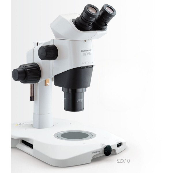 Evident Olympus Zoom-stereomikroskop SZX10, bino, 10:1, 6,3-63x, 81 mm, SZX2-ILLTQ LED