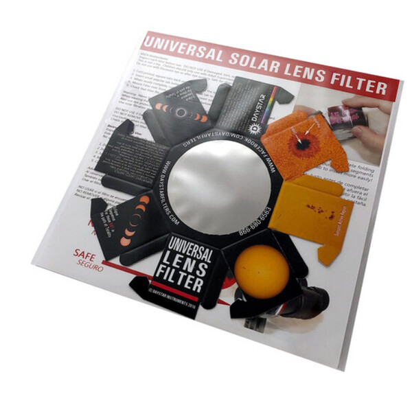 DayStar Solfilter White-Light Universal Lens (2-Pack, 50-69 mm)