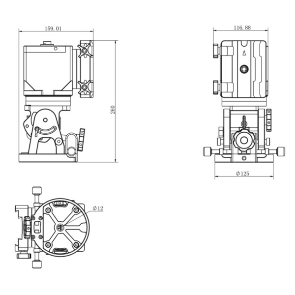iOptron Montering HAE43C-EC AZ/EQ dual SWG