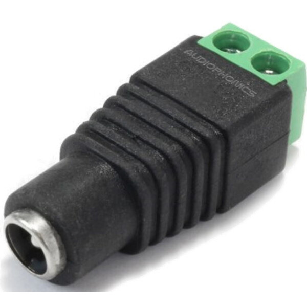Pierro Astro 5,5/2,1 mm-uttag till skruvklämma