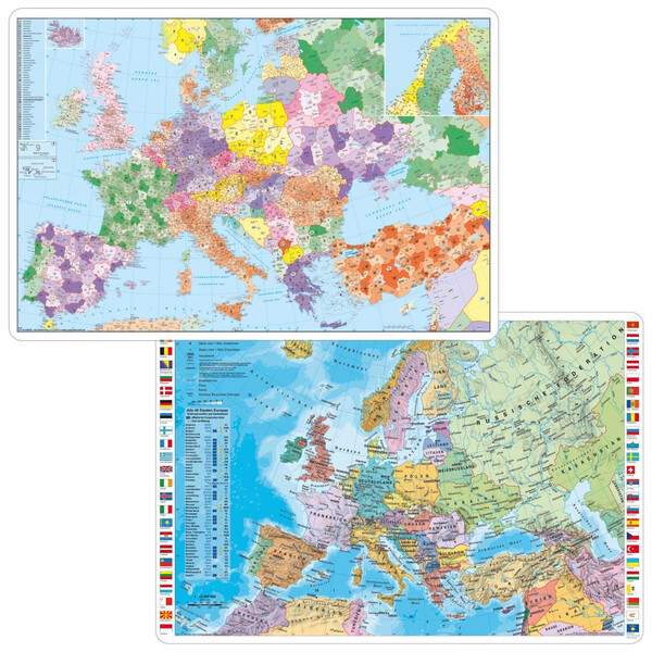 Stiefel Skrivunderlägg europa PLZ / fysiskt (59 cm x 42 cm)