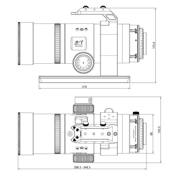 William Optics Apokromatisk refraktor AP 56/269 UltraCat 56 WIFD
