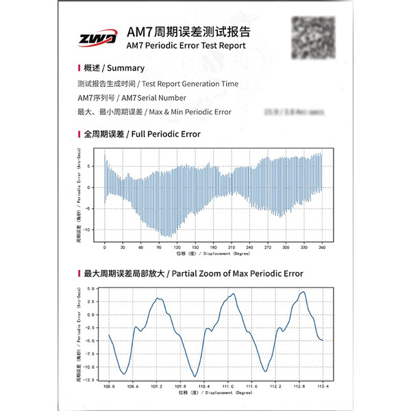 ZWO Montering AM7 Harmonic Equatorial