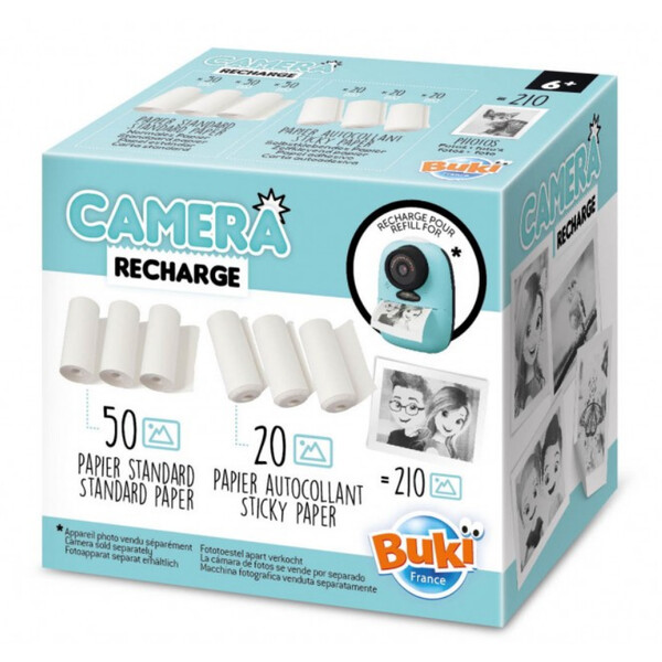 Buki Uppsättning med ersättningsrullar för fotopapper