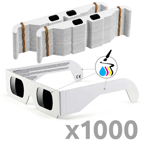 Omegon Solförmörkelseglasögon OEM Solar Safe 1 000 st.