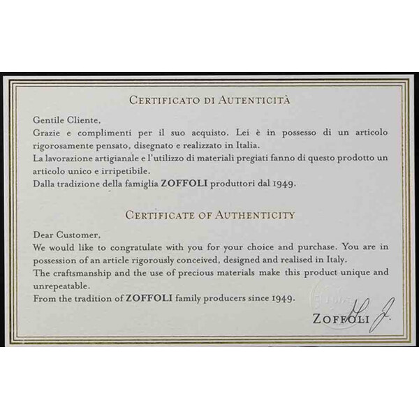 Zoffoli living Glob James Cook Guld/Vit 33 cm