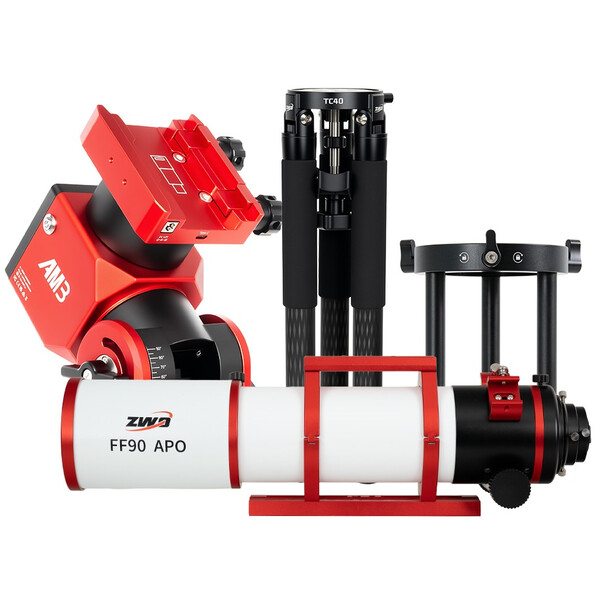 ZWO Apokromatisk refraktor AP 90/609 FF90 AM3N+PE160+TC40